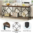 thumbnail image 6 of Tribesigns Extra Long Sofa Table, 71 Inch Narrow Long Console Tables Behind Couch Table with Open Storage Shelf, 6 of 7