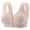 Gray, variant on Womens Front Closure Bra Wirefree Comfort Bras,Post Surgery Bra Easy On Seamless,Soft Bras for Women,Beige 36-46,Size 46