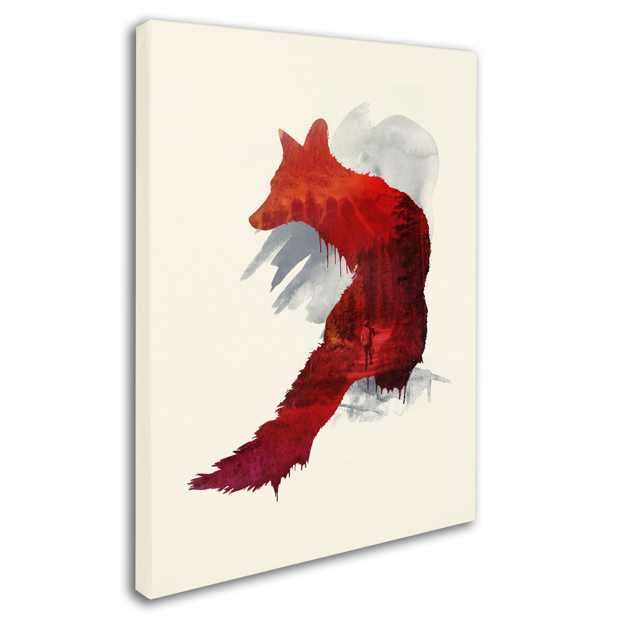 Robert Farkas 'Bad Memories' 14 x 19 Canvas Art
