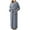 Gray, variant on XMMSWDLA Womens Robe Long Fleece Bathrobe Warm Waist Belt Super Soft Spa Plush Full Length Bath Robe with Shawl Collar Pockets Silk Pajamas for Women