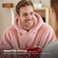 thumbnail image 3 of Sudadera Manta para Usar Bedsure Rosada Sherpa Talla Grande, 3 of 7