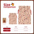 thumbnail image 3 of Pofeuu Mushrooms2 Print Burlap Bags with Drawstrings Drawstring Gift Bags Pouch Bag for Thankgiving Birthday Party Gift Wrapping Treats and Party Favors-Medium, 3 of 9