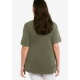 thumbnail image 2 of Ellos Women's V-Neck A-Line Tunic Tunic, 2 of 6
