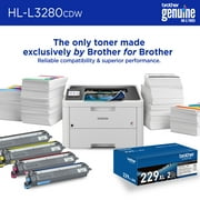 Brother HL-L3280CDW Wireless Compact Digital Color Printer with Laser Quality Output, Duplex and Mobile Printing & Ethernet
