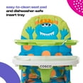 thumbnail image 5 of Cosco Kids Simple Fold Deluxe High Chair with 3-Position Tray, Monster Syd, 5 of 17
