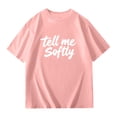 thumbnail image 4 of Xijirk Girls Shirts,Summer Casual Short Sleeve Top Pure Solid Color Round Neck Blouse Soft Breathable Linen Blend Tee for Girls Daily Wear,Boys Shirts,Pink,9-10 Years, 4 of 4