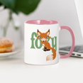 thumbnail image 3 of CafePress - Foxy Red Mug - 11 oz Ceramic Mug - Novelty Coffee Tea Cup, 3 of 4