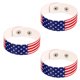 thumbnail image 5 of 3 unids Creative American Flag Bracelet Women PU Pulsera Pulsera Joyería Charm, 5 of 7