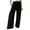 506_Black, variant on Pants for Womens Cotton Casual Loose Pants Comfy Work Pants With Pockets Elastic High Waist Paper Bag Drawstring Pants Pink XXXL Trousers