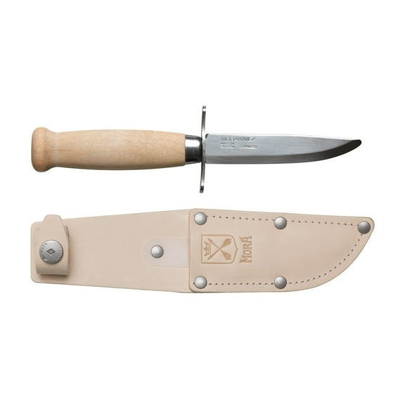 Morakniv Scout 39 Safe Children’s Stainless Steel Fixed-Blade Knife With Sheath, 3.39 Inch
