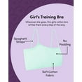 thumbnail image 5 of Fruit of the Loom Girls Cotton Spaghetti Straps Training Bra 10 Pack, 5 of 5