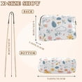 thumbnail image 4 of FORMRS Women Crossbody Purse with Chain Strap Vegan Leather Shoulder Handbag, Cartoon Doodles, 4 of 7