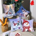 thumbnail image 5 of Funda de cojín navideña Feliz Navidad Decoraciones para el hogar 2023 Adornos navideños Regalos navideños Feliz año nuevo 2024, 5 of 5