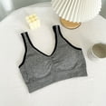 thumbnail image 2 of Women's Large Size Casual Simple Latex Fixed Cup Bra Soft And Skin Friendly Comfortable To The Body., 2 of 3