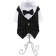 thumbnail image 1 of Vestido de fiesta para perros a rayas con corbata Sailing Electrónica S, 1 of 5