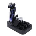 thumbnail image 3 of Afeitadora de barba eléctrica, 3 cuchillas, resistente al agua, recargable por USB, recortador de pelo de nariz, cortadora de pelo, 3 of 8