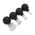 thumbnail image 4 of 4 Pcs Glass Fire Cupping Jars Glass Cupping Set for Body Face Leg Arm Back Shoulder Muscle and Joint Pain, 4 of 5