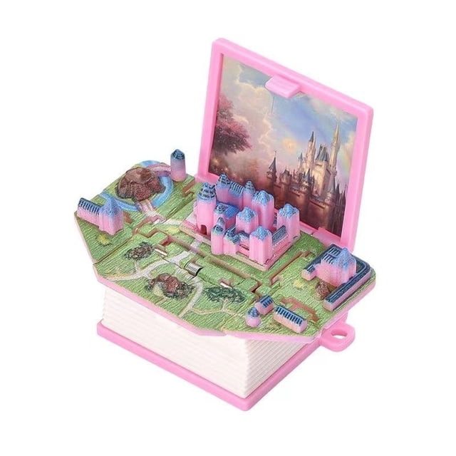Juguetes de piscina, juguetes para bebés, juguetes para niños pequeños, llavero de castillo mágico, llavero para niños, mochila, libro, llaveros, juguetes de relajación para niños y adultos, kits para