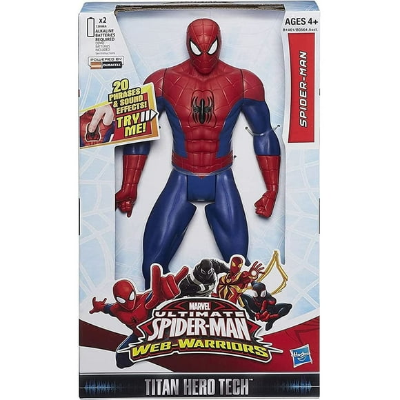 Figura de acción Spider-Man Titan Hero Tech 30 cm con efectos de sonido