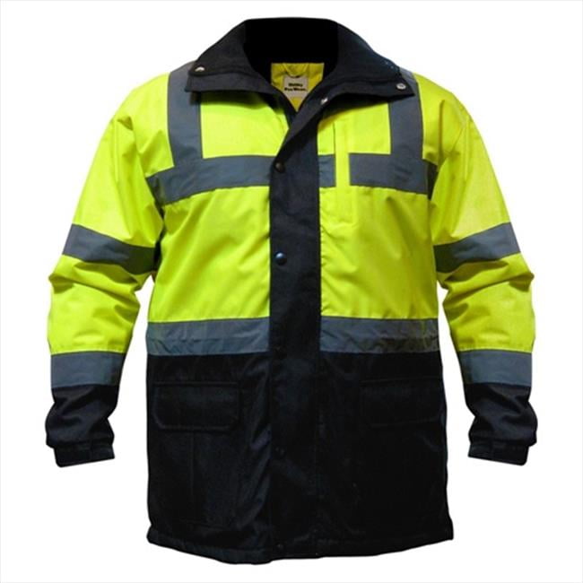 Utility Pro Wear UHV1004-M-Y High Visibility Parka Jacket Class 3 Medium, Yellow by Utility Pro Wear