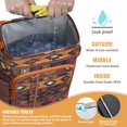 thumbnail image 2 of Rustic Home Decor Inspired Cooler Backpack – Waterproof Insulated Lunch Bag with Retro Folk Style, Perfect for Outdoor Camping & Travel, 2 of 6
