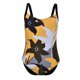 thumbnail image 5 of Gibobby Trajes de Baño Mujer Completos Nuevo traje de baño de talla grande colorido con estampado de leopardo ondulado de flores al para mujer(Gris,XL), 5 of 5
