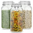 thumbnail image 2 of Food Storage Jars with Airtight Lids Set – 76 oz – Set of 3, 2 of 13
