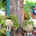 thumbnail image 4 of Swing Faces Planters Pot Desktop Gardening Potted Succulent Plant Pot Resin Banmo, 4 of 5