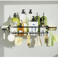 thumbnail image 2 of Estante Baño De Gran Capacidad Con Dos Jaboneras Modelo Negro, 2 of 4