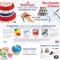 thumbnail image 2 of Kit de aerógrafo para tortas U.S. Cake Supply con 12 colores y compresor, 2 of 9