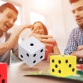 thumbnail image 4 of Foam Dice Sappy, 4 piezas, 9 cm, dados gigantes, colores navideños, 4 of 7
