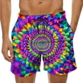 thumbnail image 2 of Aobny Shorts Board Graphic Plus Size Clothes Big & Tall Baggy Men Shorts Casual,XXXL, 2 of 6