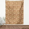 thumbnail image 3 of Ambesonne Mushroom Fabric by the Yard Upholstery, Grunge Harvest Farm Print, 10 Yards, Beige Brown Cocoa, 3 of 4
