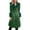 Green, variant on Women's Sexy Leather Trench Coat with Lapel Collar Long Jacket Outerwear Stylish Button Down Sleeve