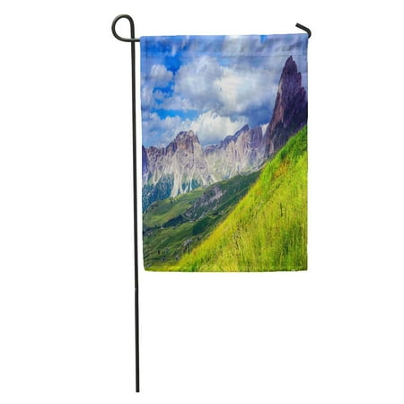 The Range Garden Furniture KDAGR Green Clouds Mountain Summit Range Landscape Edge Flower Fog Forest Garden Flag Decorative Flag House Banner 28x40 inch ()