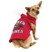 Way To Celebrate Dog Hoodie, Red Sucker for the Ladies, (XS)