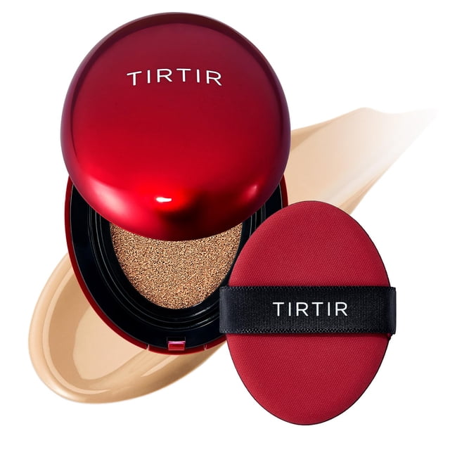 Mascarilla roja Tirtir de Cushion Foundation, 27 ml, de larga duración