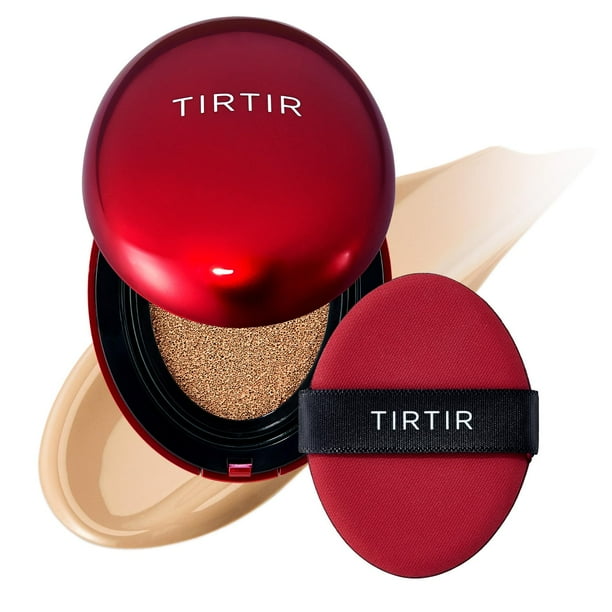 Mascarilla roja Tirtir de Cushion Foundation, 27 ml, de larga duración
