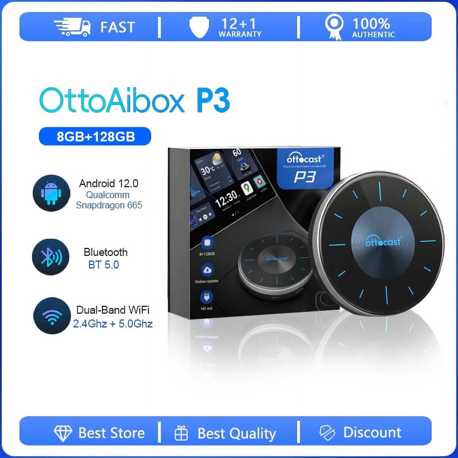人気海外ブランドアイテム｜ファッション通販 OTTOCAST PICASOU 3 AI TV Box - Wireless Android Auto その他