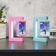 thumbnail image 2 of Magnetic Levitation Photo Frame, LED Light Three Sided Photo Display, Floating Picture Frame, 1 Count, 2 of 6