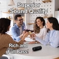 thumbnail image 6 of OontZ Cylinder Bluetooth Speaker, Portable Wireless Bluetooth Speaker, 14 Watts, up to 100 ft Bluetooth Range, IPX7 Waterproof Loud Portable, 6 of 7
