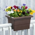 thumbnail image 5 of Root & Vessel Countryside Railing Planter, Brown, 16", 5 of 5