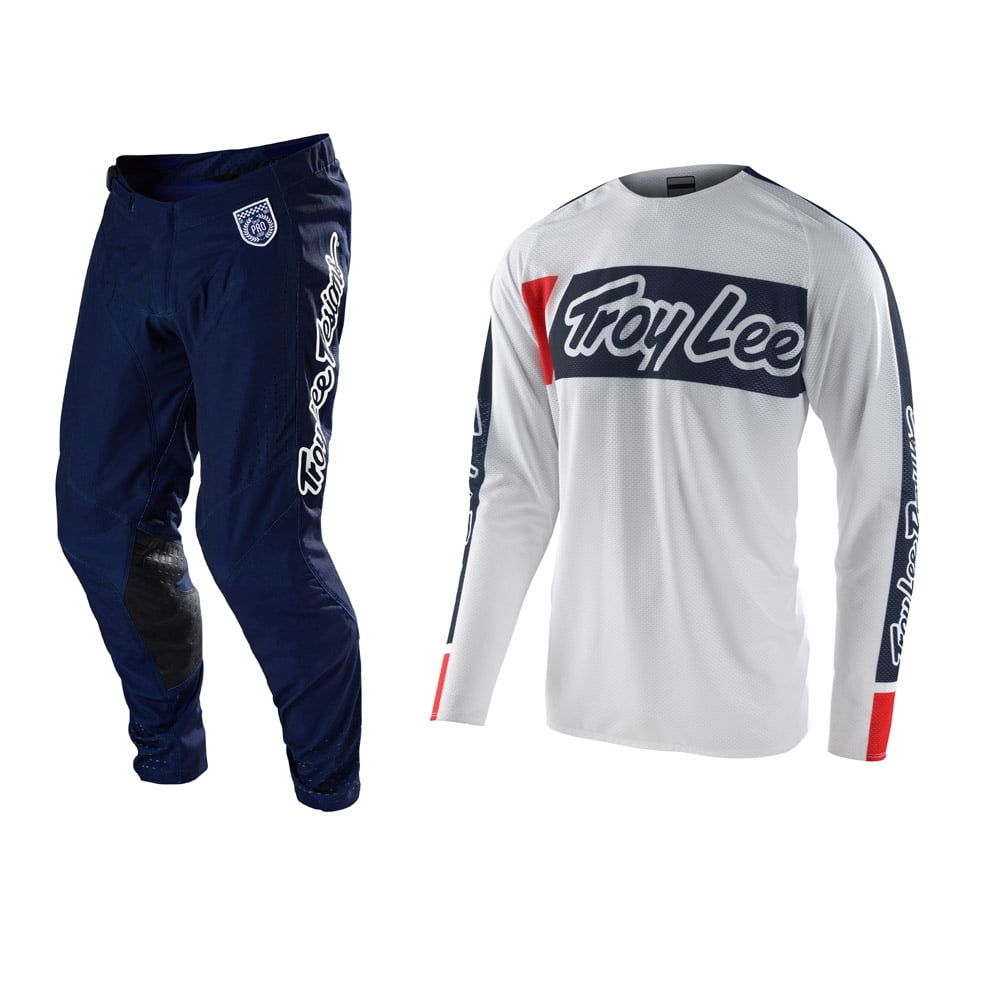 Troy Lee Designs SE Pro Air Vox White Jersey Pant Combo (XX-Large