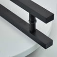 thumbnail image 4 of Black Stainless Steel Glass / Wooden Door Handle, 4 of 5