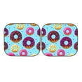 thumbnail image 7 of Naloa Donuts 2 Piece Foldable Car Sun Shades, Car Windshield Sunshade, Front Window Sunshade for Car, Truck, SUV - Large, 7 of 7