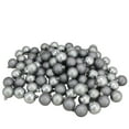 thumbnail image 2 of Northlight 96ct Shatterproof 4-Finish Christmas Ball Ornament Set 1.5" - Gray, 2 of 2