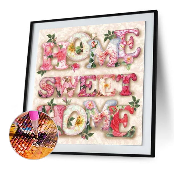 5D bricolaje completo taladro diamante pintura dulce hogar cruz puntada bordado hogar pared decoración Likrtyny decoración de arte