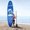thumbnail image 4 of Tabla de Surf Inflable Costway 305 cm PVC Duradero con Paleta Ajustable Azul, 4 of 10