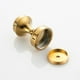 thumbnail image 3 of s de bronce Sombrero para ropa Soporte para puerta para estante Colgador de pared - Plata, C Zulema  Gancho de pared de bronce, 3 of 8