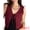 Burgundy, variant on DARING DIVA Women's Stylish AK Cable Knit Tie Vest S Burgundy
